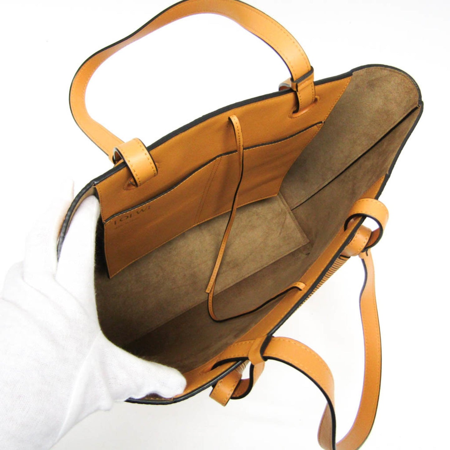 Loewe Yellow Leather Anagram