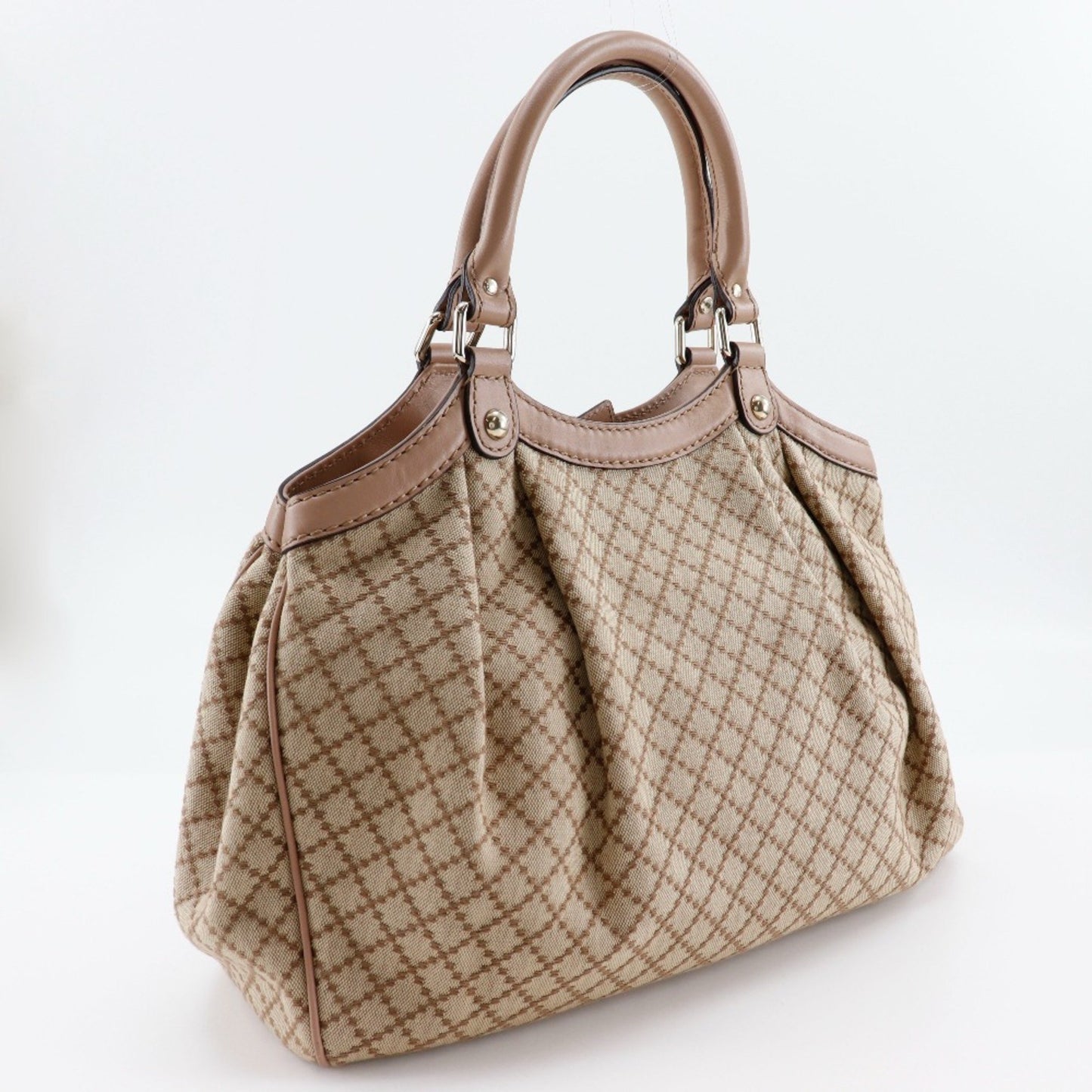 Gucci Brown Canvas Sukey