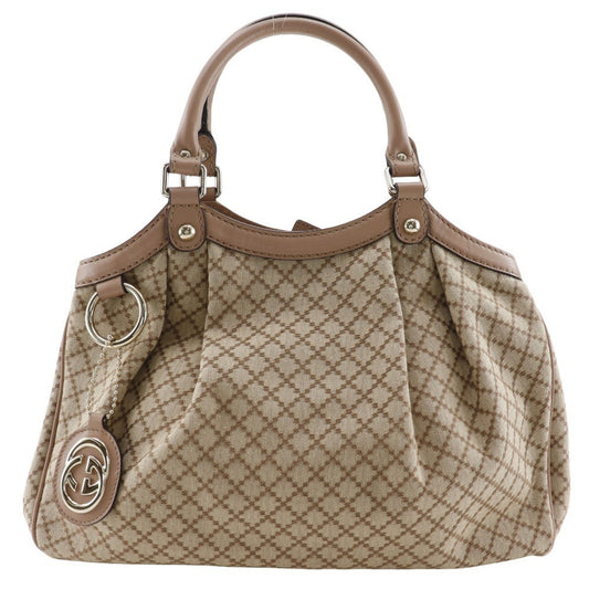 Gucci Brown Canvas Sukey