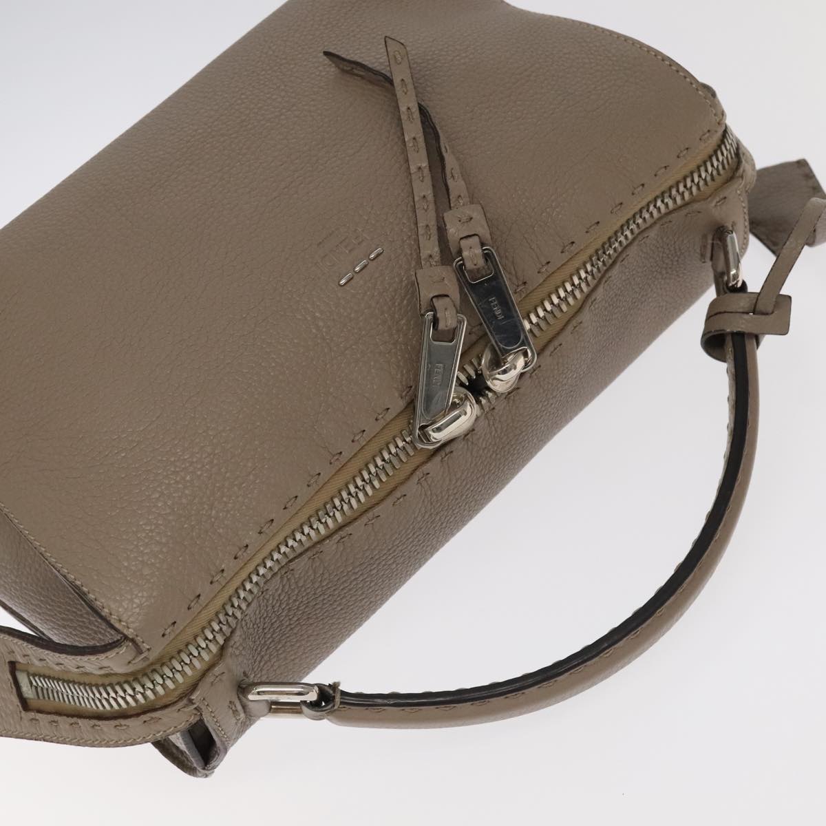 Fendi Brown Leather Lei Selleria