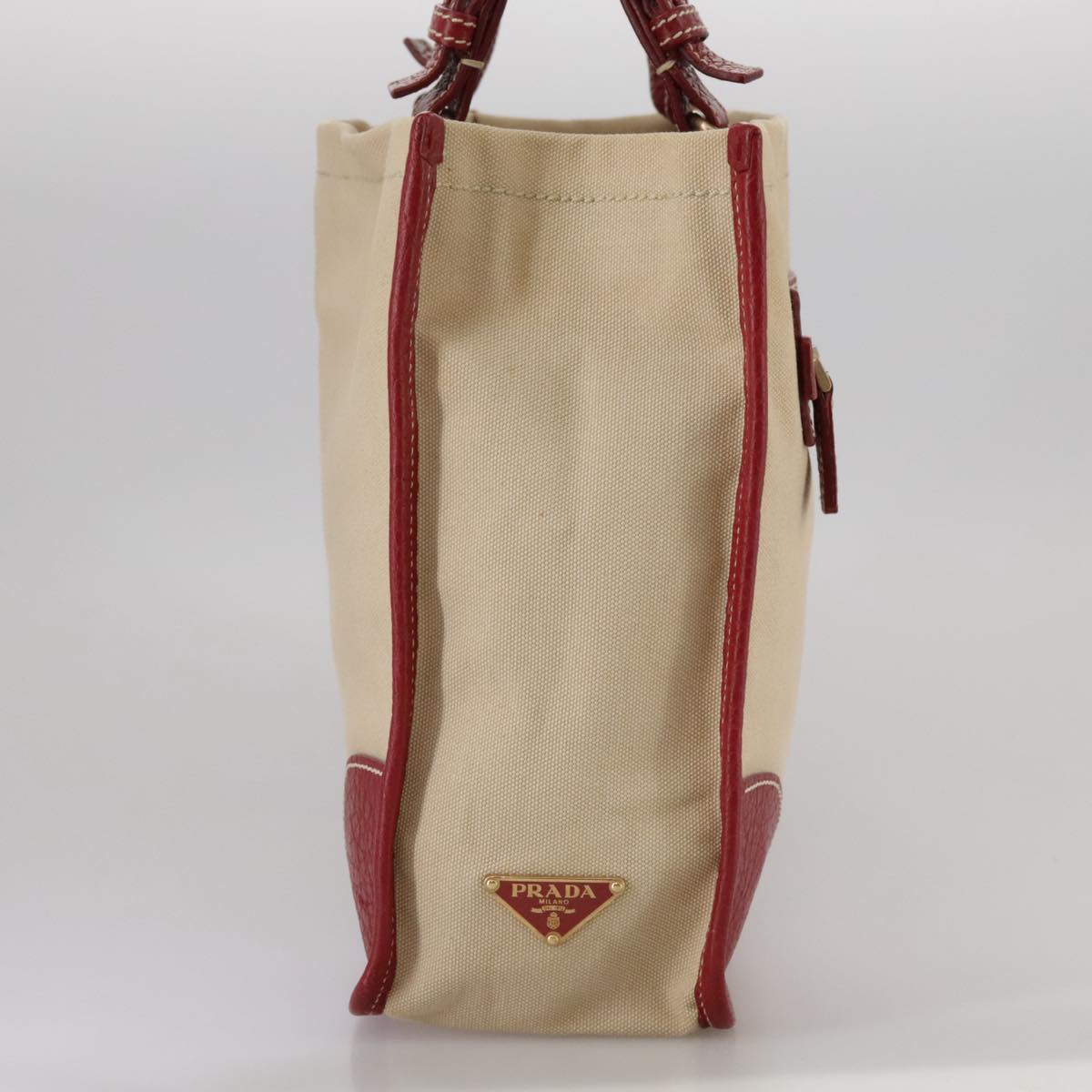 Prada Brown Canvas Tote