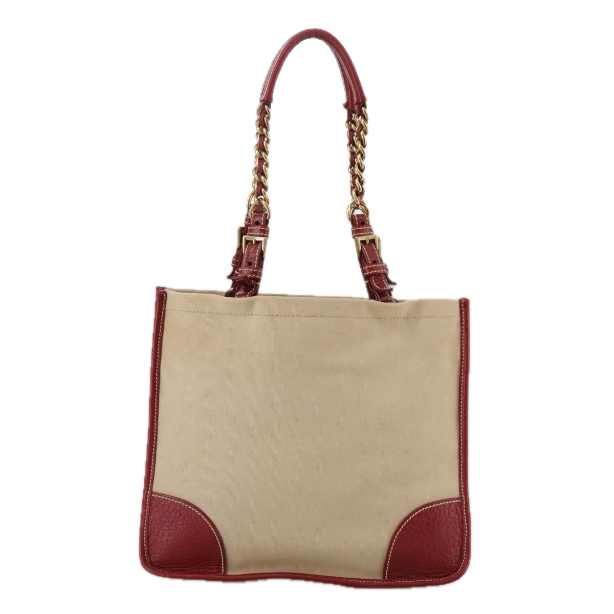 Prada Brown Canvas Tote