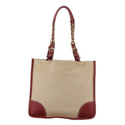 Prada Brown Canvas Tote