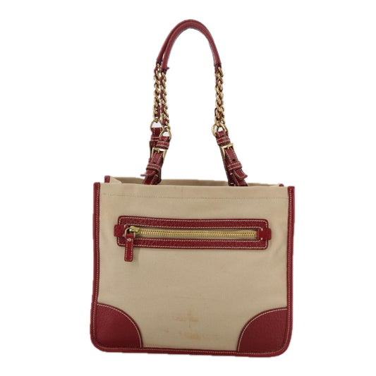 Prada Brown Canvas Tote