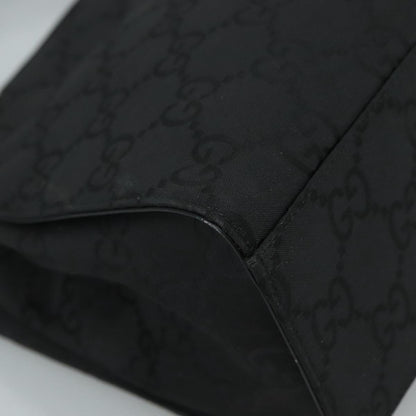 Gucci Black Canvas Bamboo