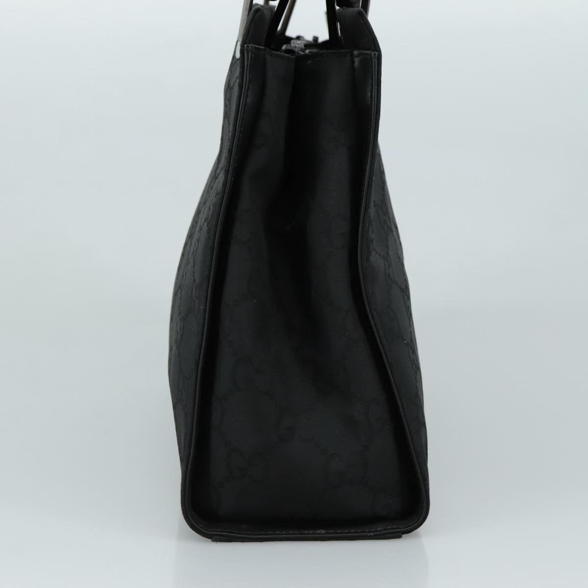 Gucci Black Canvas Bamboo