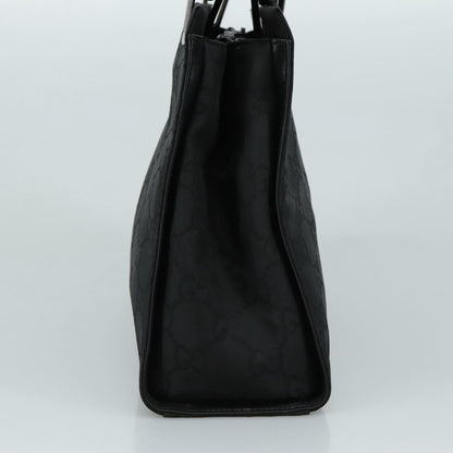 Gucci Black Canvas Bamboo
