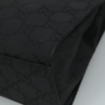 Gucci Black Canvas Bamboo