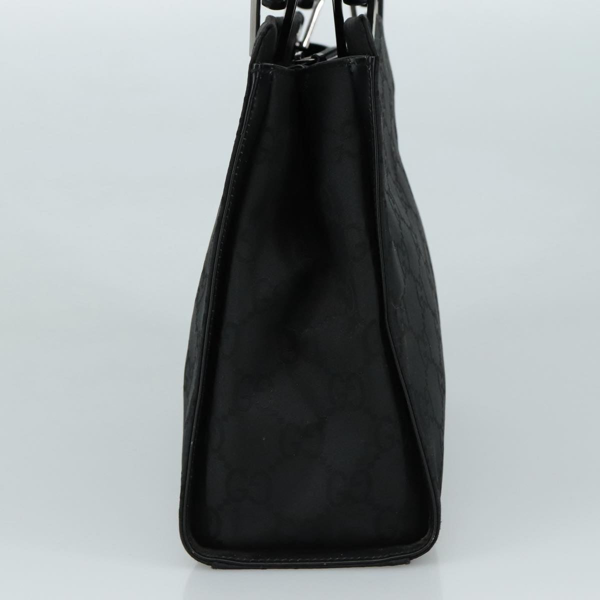 Gucci Black Canvas Bamboo