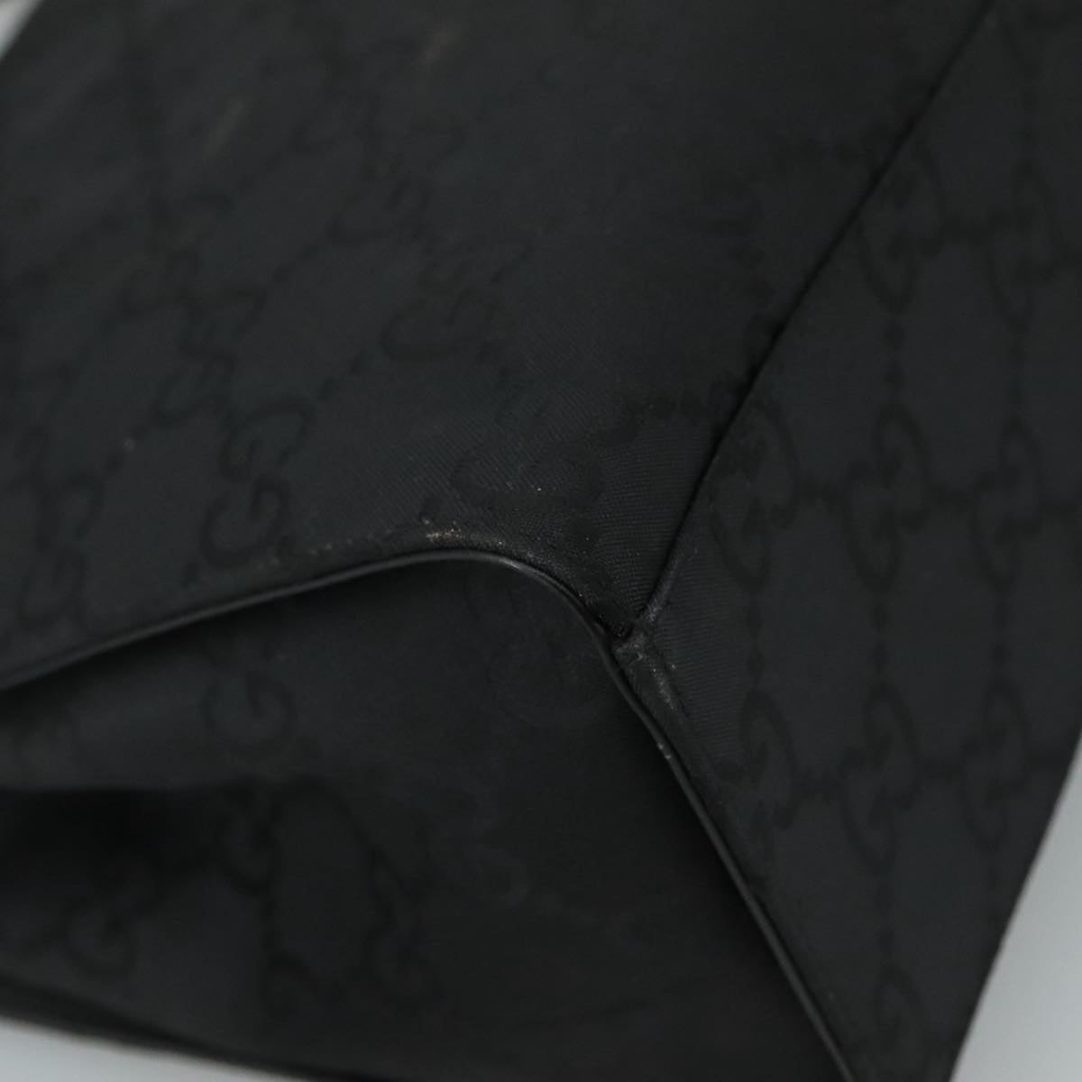 Gucci Black Canvas Bamboo