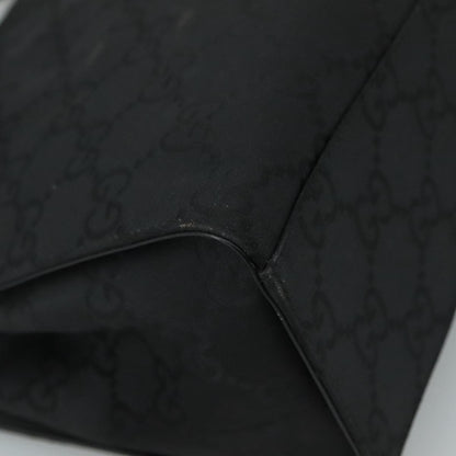 Gucci Black Canvas Bamboo