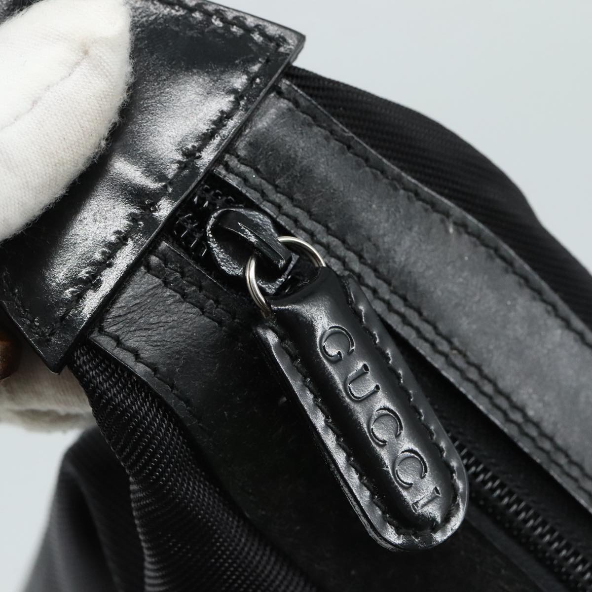 Gucci Black Synthetic Bamboo
