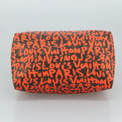 Louis Vuitton Orange Canvas Speedy 30