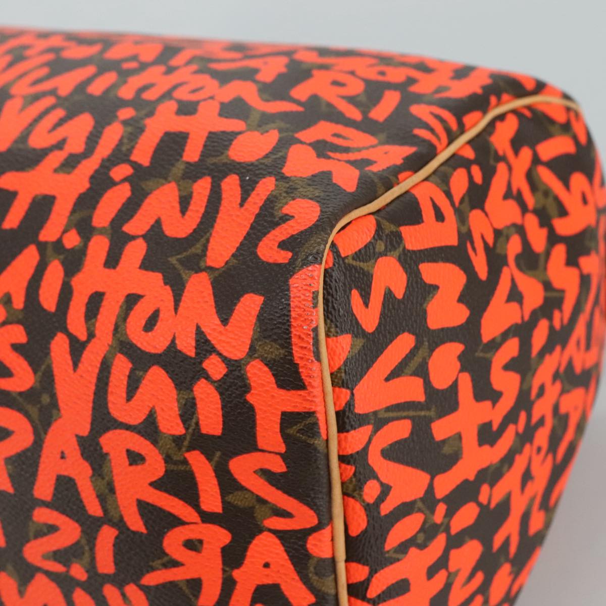 Louis Vuitton Orange Canvas Speedy 30