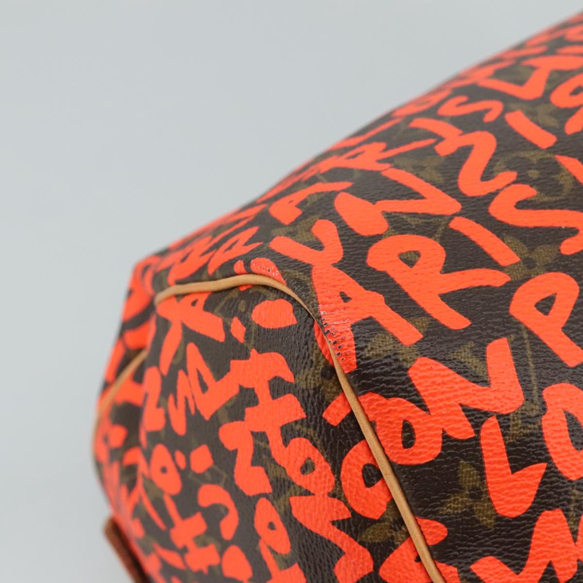Louis Vuitton Orange Canvas Speedy 30