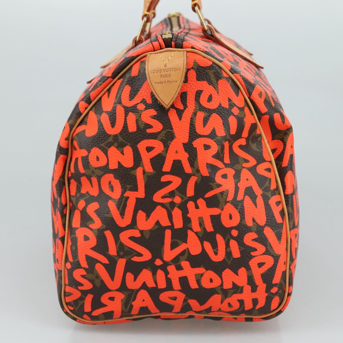 Louis Vuitton Orange Canvas Speedy 30