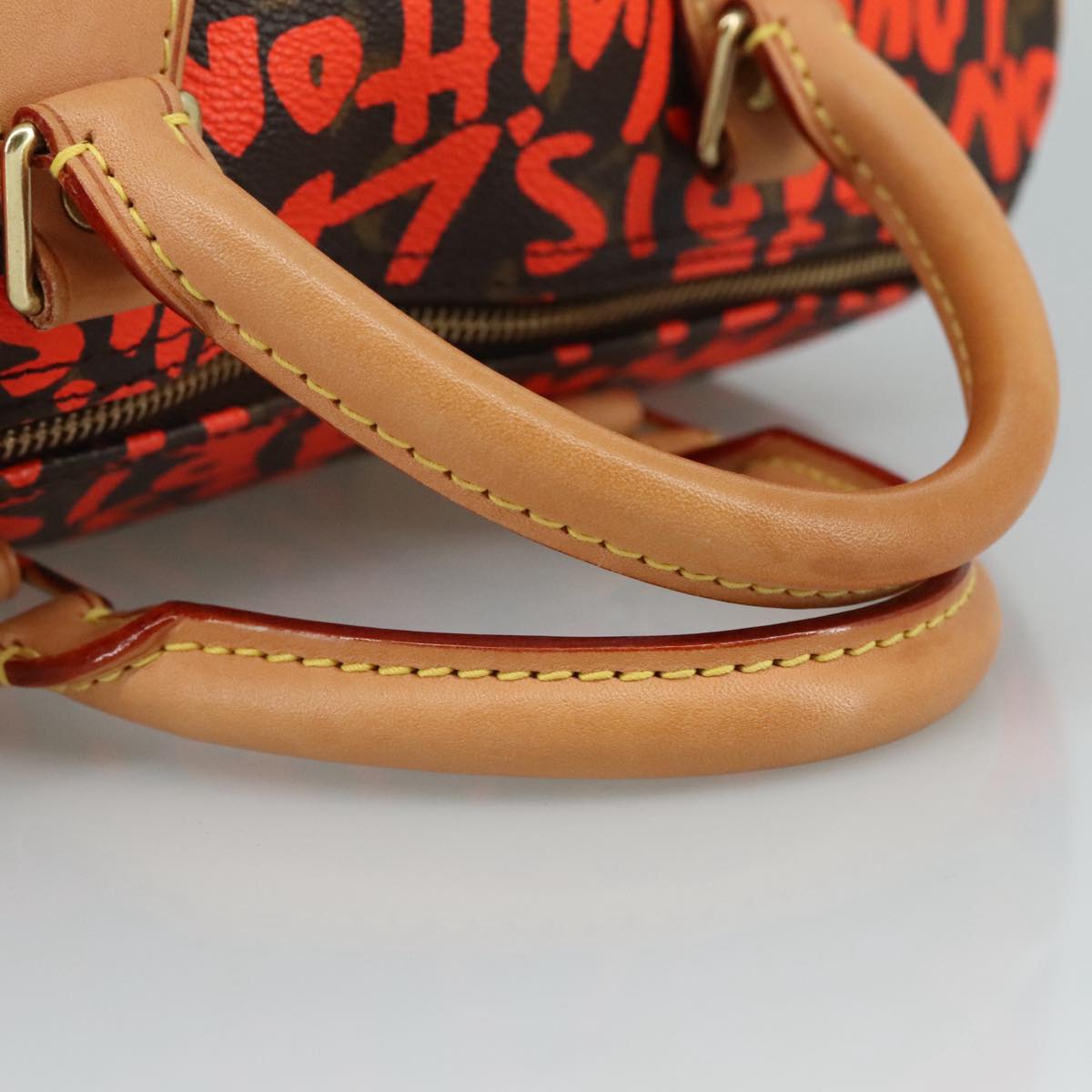 Louis Vuitton Orange Canvas Speedy 30