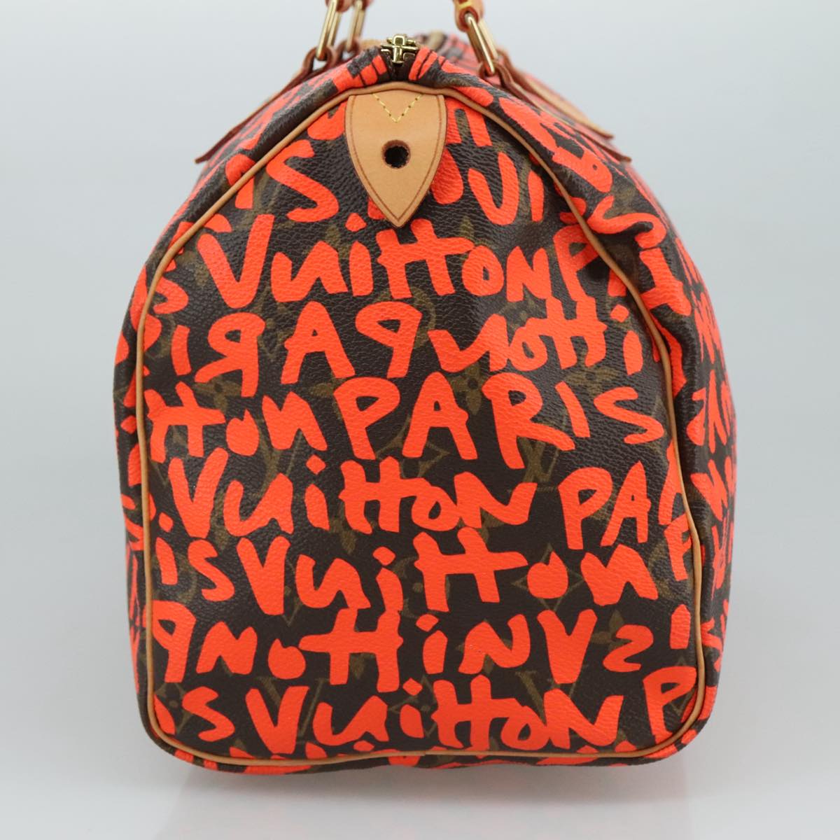 Louis Vuitton Orange Canvas Speedy 30