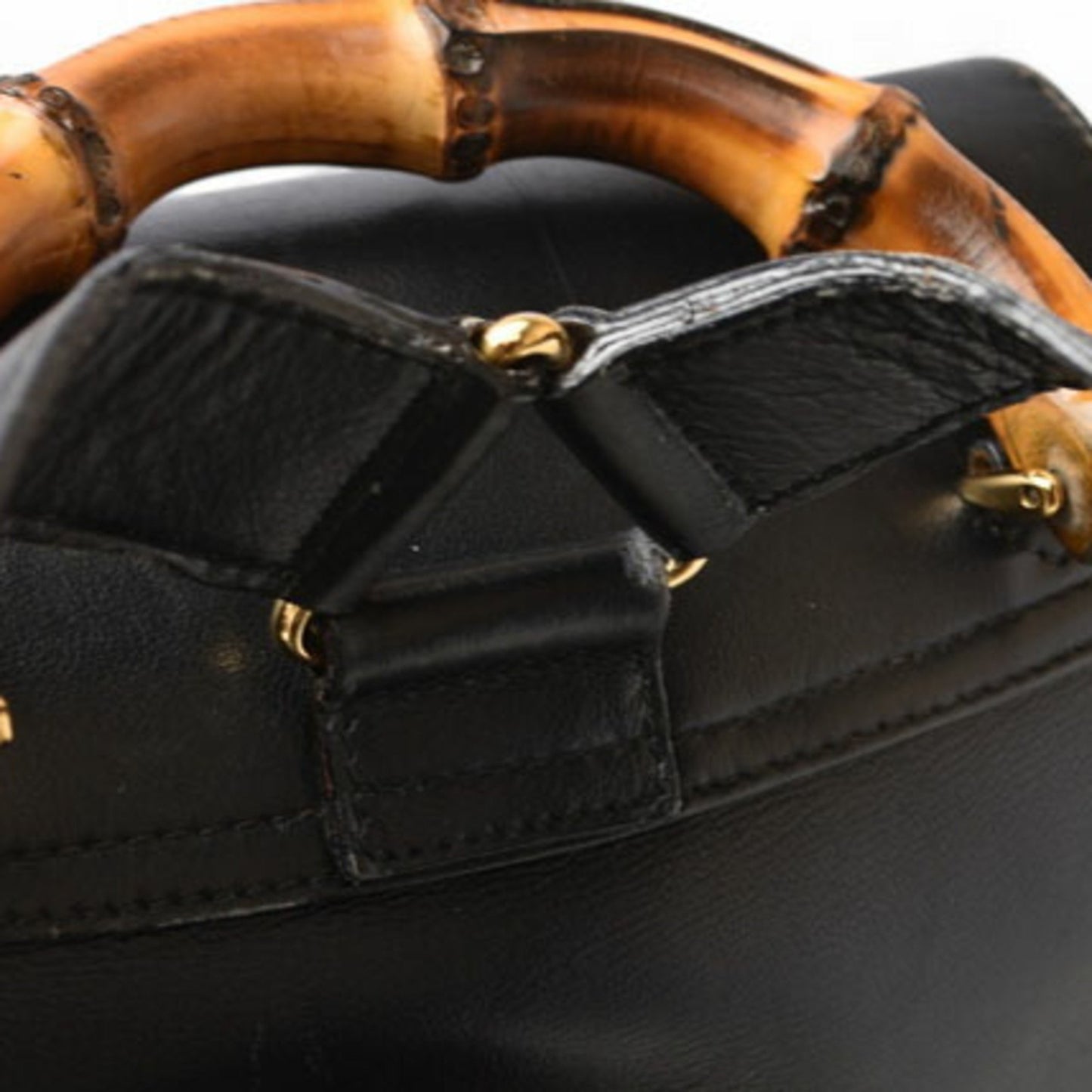 Gucci Black Leather Backpack