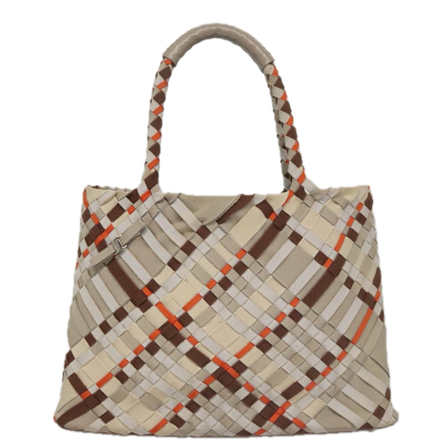Salvatore Ferragamo Brown Canvas Vala