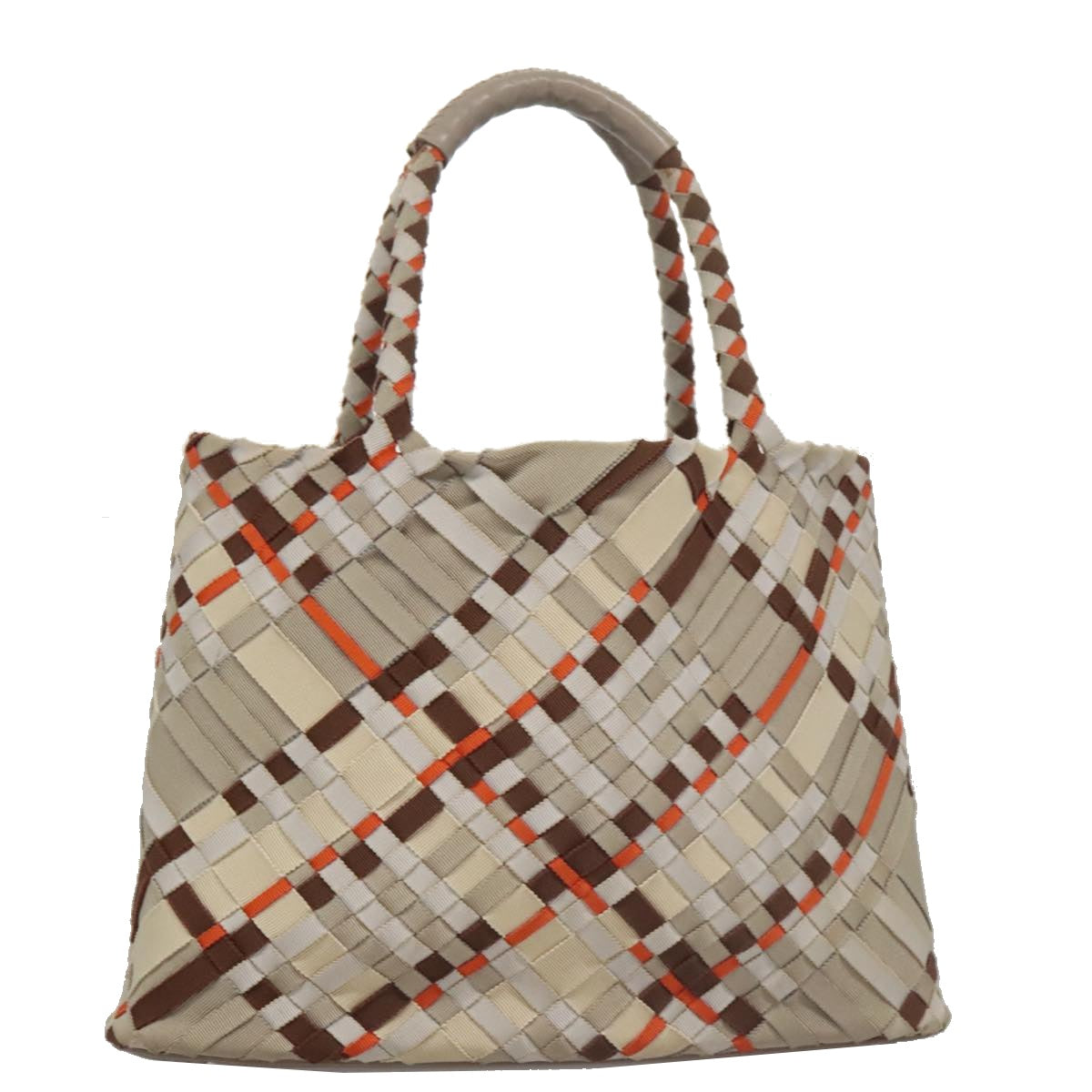 Salvatore Ferragamo Brown Canvas Vala