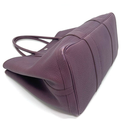 Hermès Purple Leather Tote