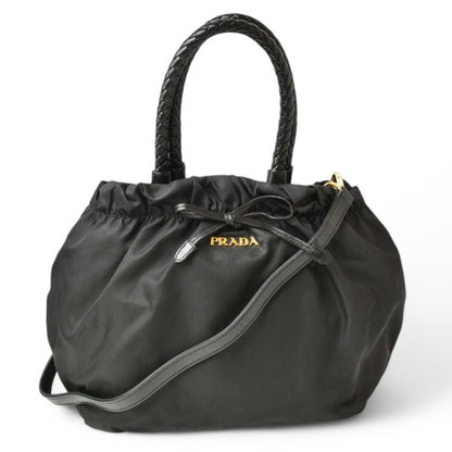 Prada Black Synthetic Handbag