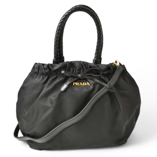 Prada Black Synthetic Handbag
