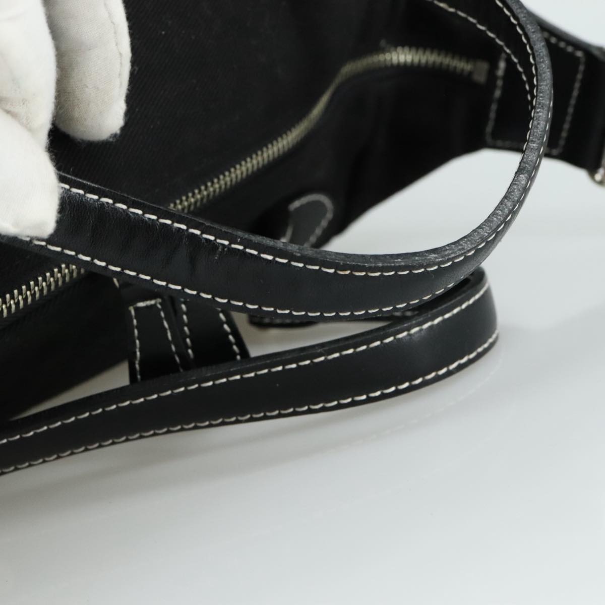 Burberry Black Canvas Blue Label