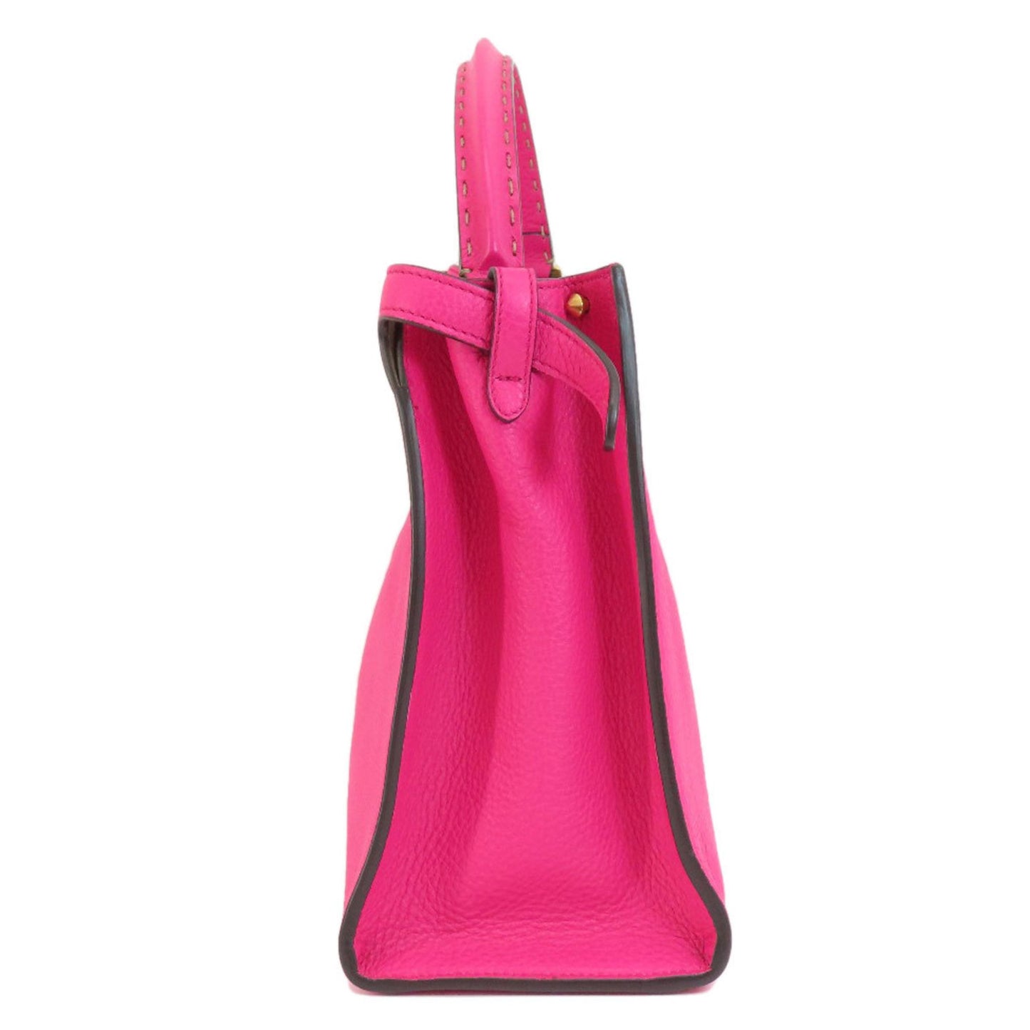 Fendi Pink Pony-style Calfskin Handbag