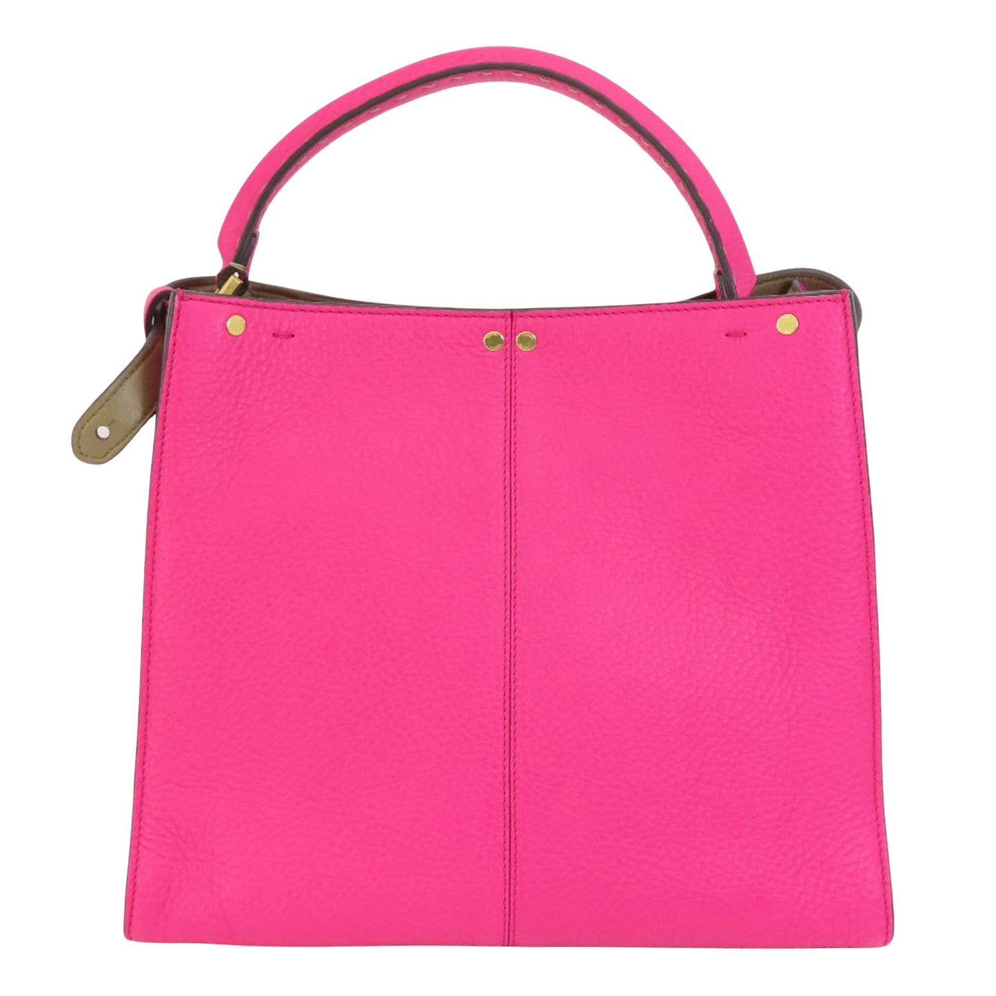 Fendi Pink Pony-style Calfskin Handbag