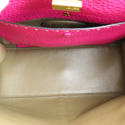 Fendi Pink Pony-style Calfskin Handbag