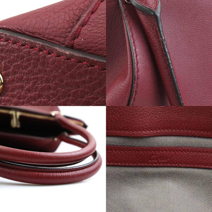 Cartier Red Leather Handbag
