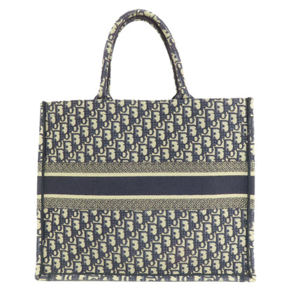 Dior Blue Canvas Book Tote