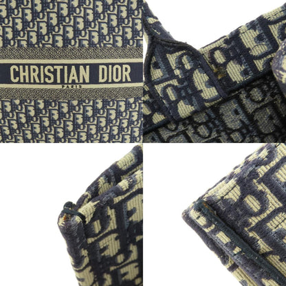 Dior Blue Canvas Book Tote