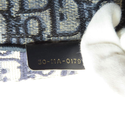 Dior Blue Canvas Book Tote