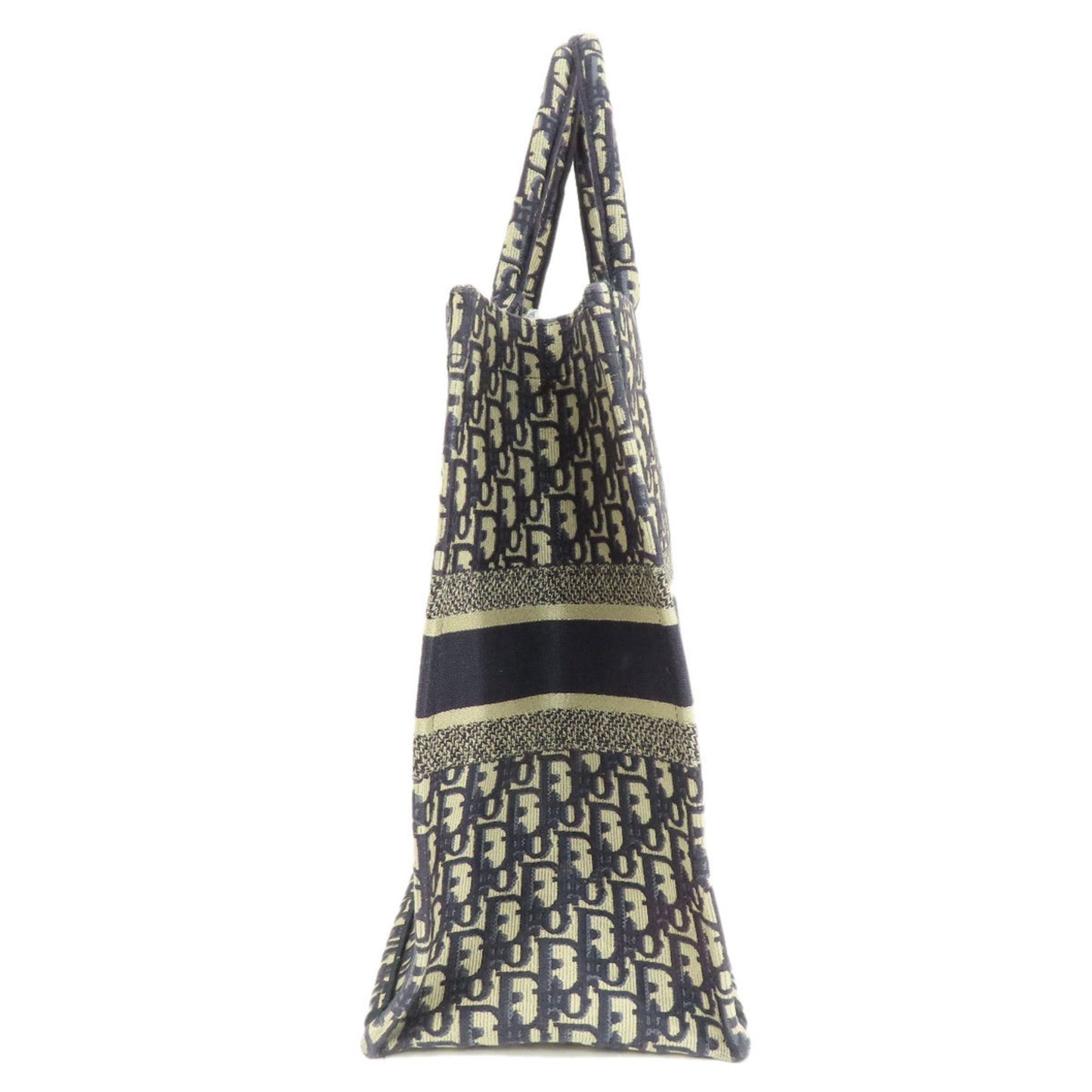 Dior Blue Canvas Book Tote