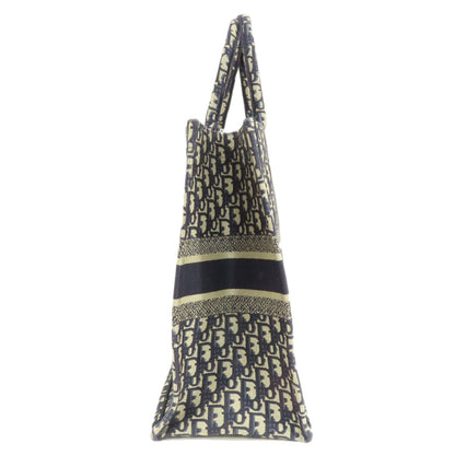 Dior Blue Canvas Book Tote