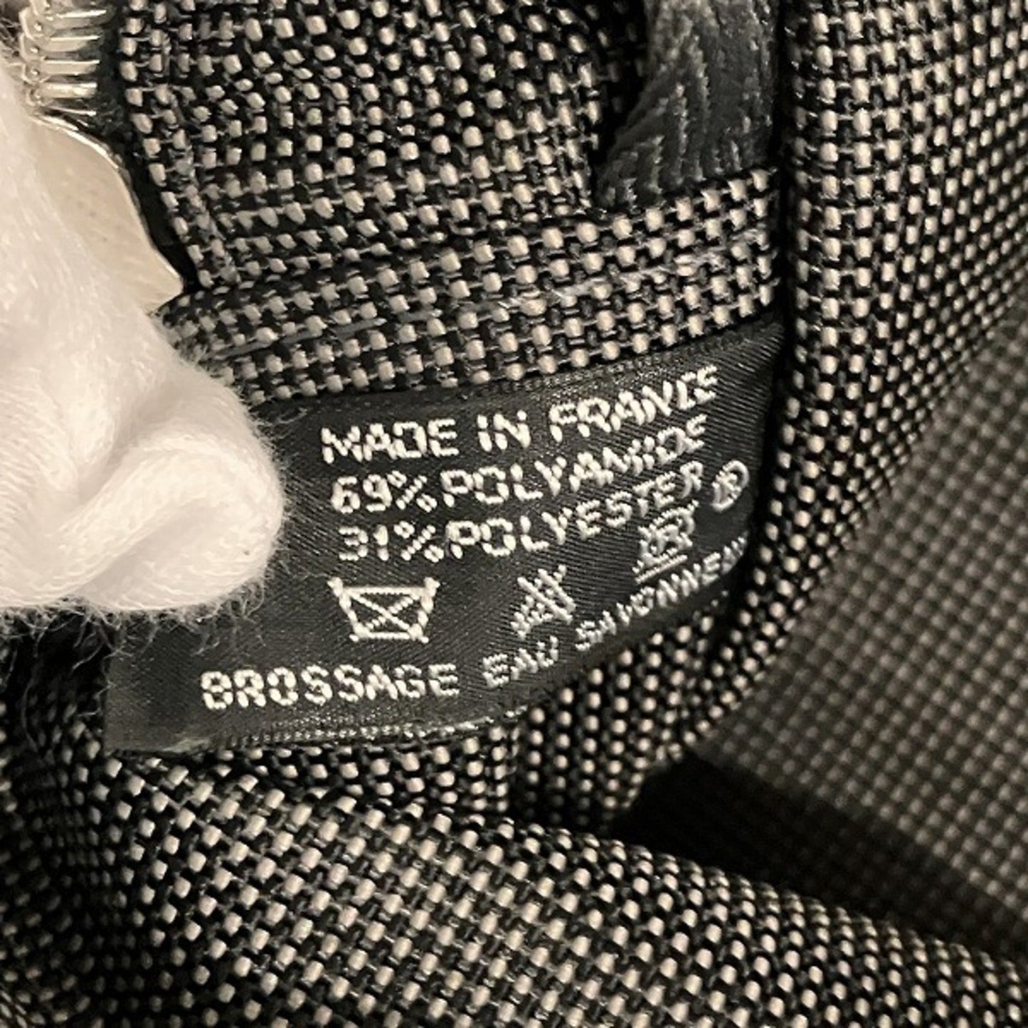 Hermès Gray Canvas Herline