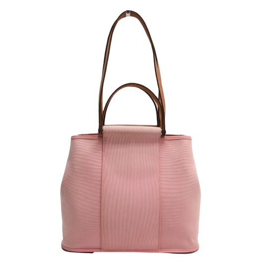 Hermès Pink Canvas Cabag