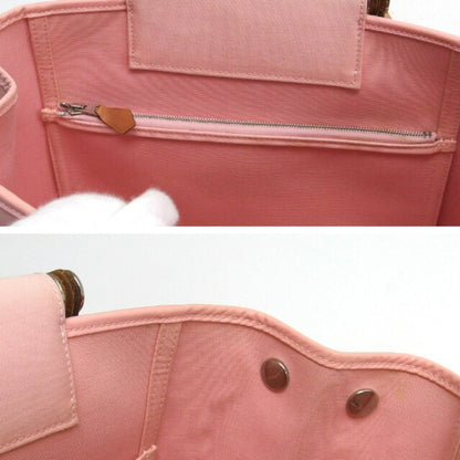 Hermès Pink Canvas Cabag