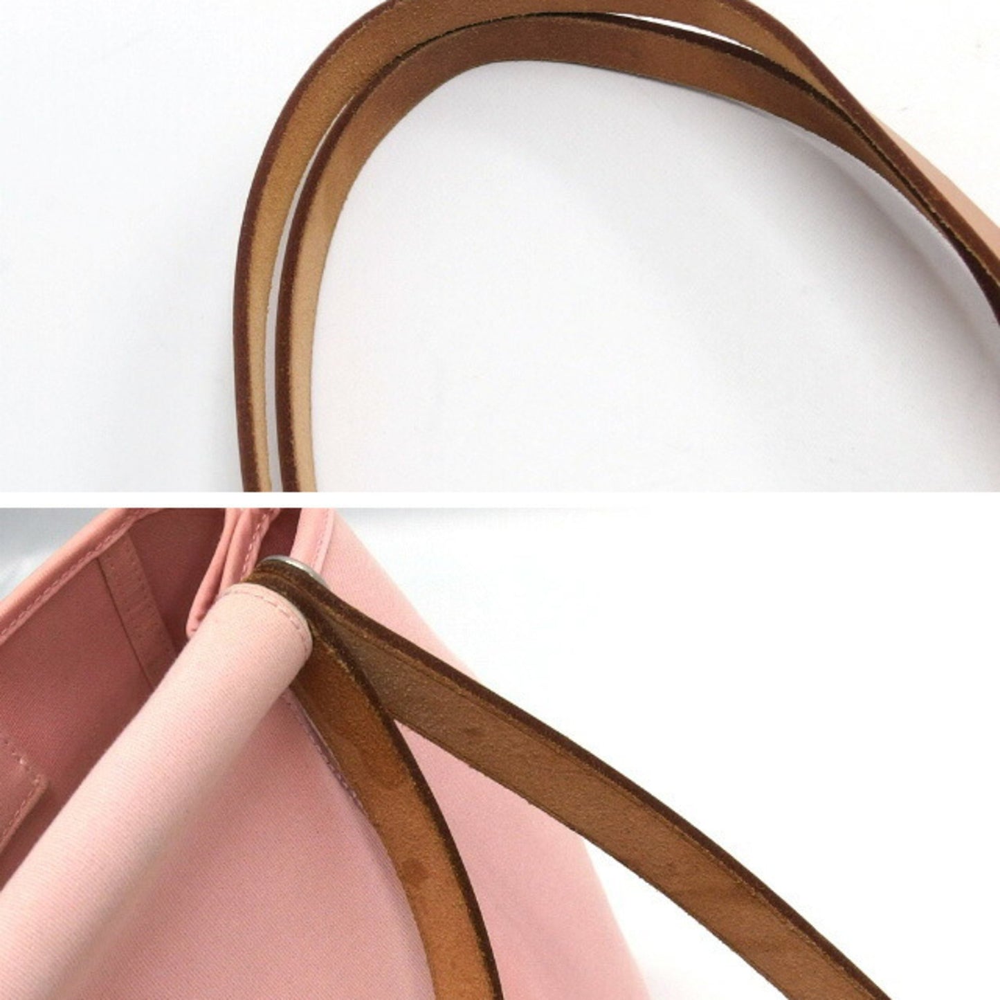 Hermès Pink Canvas Cabag