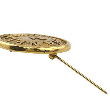 Chanel Gold Gold Plated Cambon