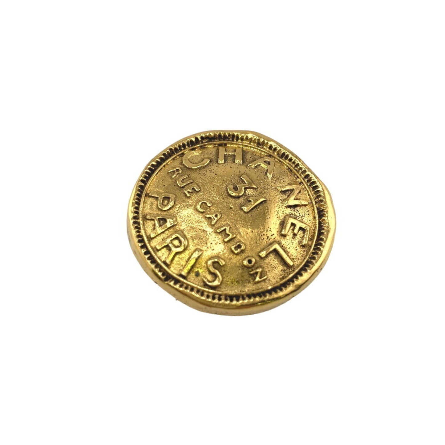 Chanel Gold Gold Plated Cambon