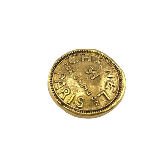 Chanel Gold Gold Plated Cambon