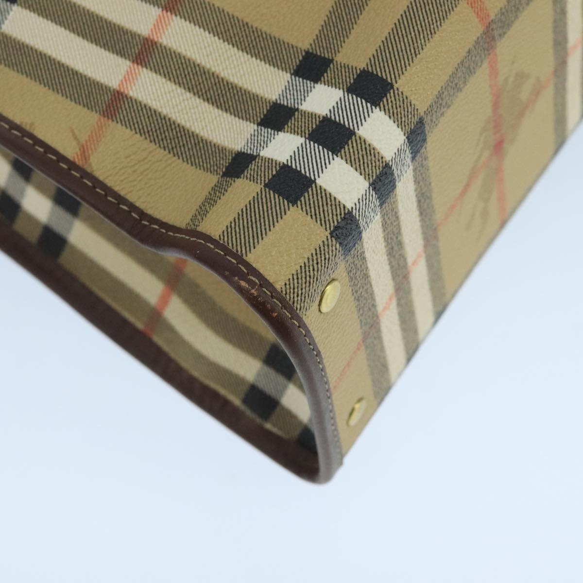 Burberry Brown Canvas Pocket Bag