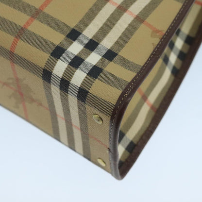Burberry Brown Canvas Pocket Bag