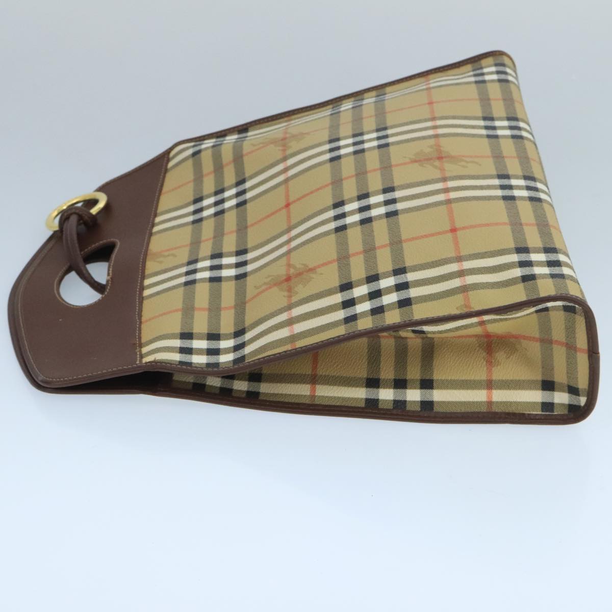Burberry Brown Canvas Pocket Bag