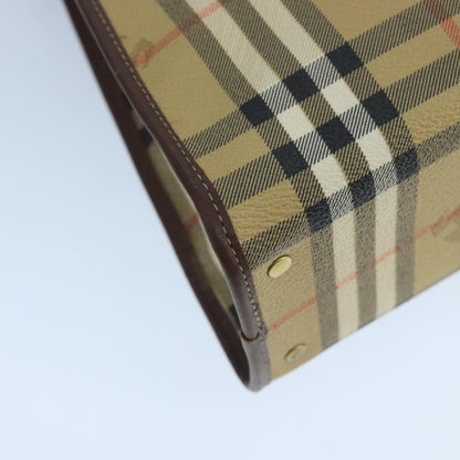 Burberry Brown Canvas Pocket Bag