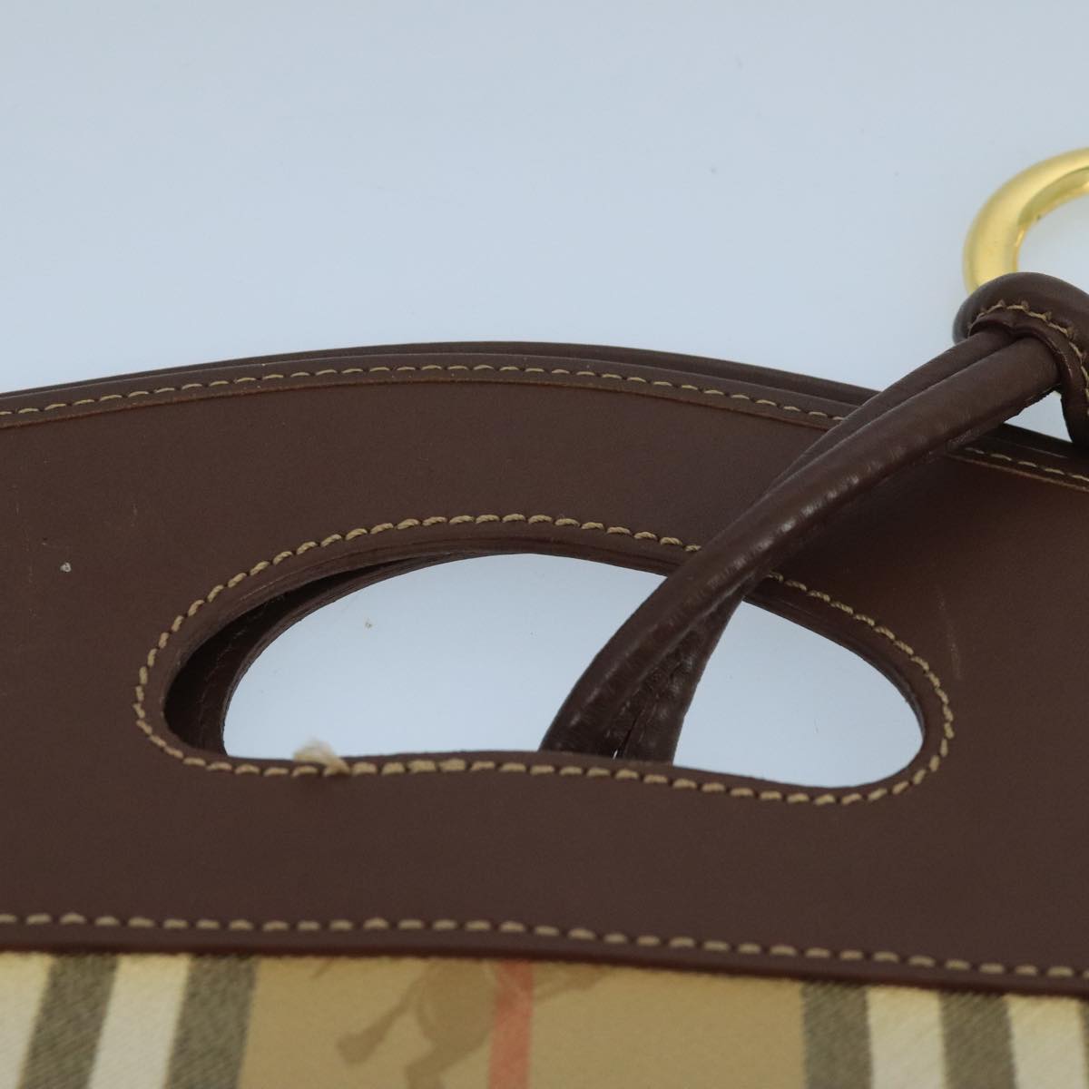 Burberry Brown Canvas Pocket Bag